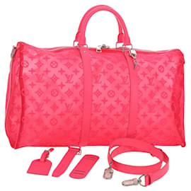 LOUIS VUITTON See Through Keepall Bandouliere 50 Bag M55267 LV - Louis Vuitton