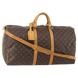LOUIS VUITTON Monogram Keepall Bandouliere 55 Boston Bag M41414 LV