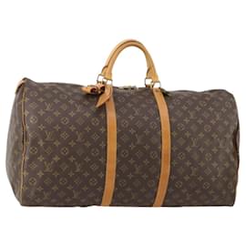 LOUIS VUITTON Monogram Keepall 60 Boston Bag M41422 LV