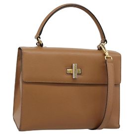 Céline CELINE Hand Bag Leather 2way Beige Gold