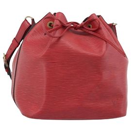 LOUIS VUITTON Epi Petit Noe Shoulder Bag Red M44107 LV