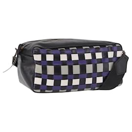 Miu Miu Shoulder Bag Leather Purple Gold