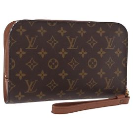 LOUIS VUITTON Monogram Orsay Clutch Bag M51790 LV