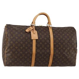 Bolso Louis Vuitton Monogram Keepall 60 Boston M41422 LV Auténtico 187296V