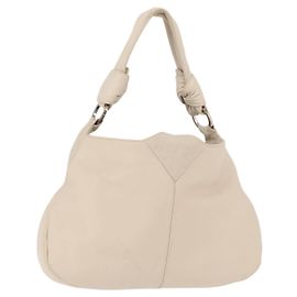 Borsa a tracolla LOEWE in pelle avorio e oro, codice articolo 189347A.