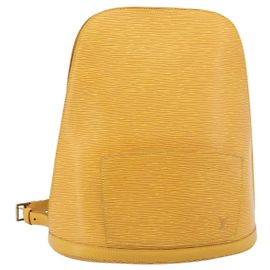 LOUIS VUITTON Epi Coblanc Shoulder Bag Yellow M52293 LV