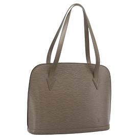 LOUIS VUITTON Epi Lussac Shoulder Bag Gray pepper M5228C LV