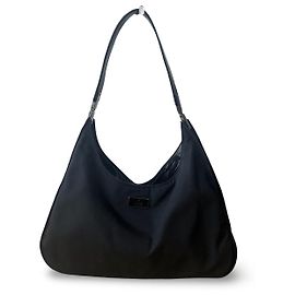 Autre Marque Sac à bandoulière Gucci en nylon et cuir noir