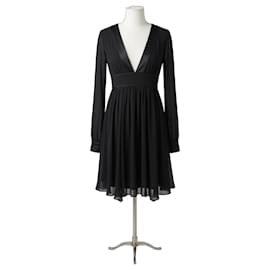 Alessandro Dell'Acqua schwarzes Spitzenkleid