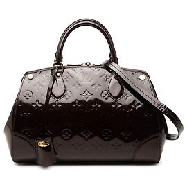 Borsa Satchel Louis Vuitton Monogram Vernis Santa Monica Purple