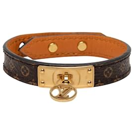 Bracciale Louis Vuitton Monogram Logomania Marrone 17