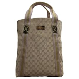 Borsa Gucci Sherry Line in tela monogram GG beige