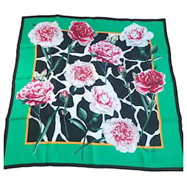 Foulard in seta Dolce & Gabbana stampa floreale