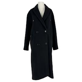 Isabel Marant Schwarzer Wollmantel