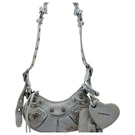 Borsa a tracolla Balenciaga Le Cagole Denim XS