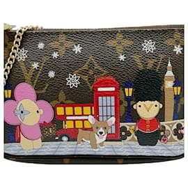 Louis Vuitton Monogram Vivienne Holiday Mini Pochette Accessoires