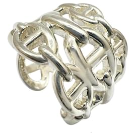 Hermès Hermes Chaine d'Ancre Enchainée GM Silver Ring
