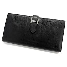 Hermès Cartera larga Hermes Veau Epsom Bearn Soufflé
