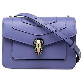Bulgari Bvlgari Serpenti Forever Crossbody in vitello viola