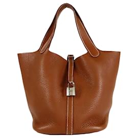 Hermès Brown Clemence Picotin Lock 22