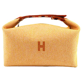 Custodia Hermès Orange Large Wool Bride A Brac Au Carre Case