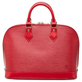 Louis Vuitton Red Epi Alma PM