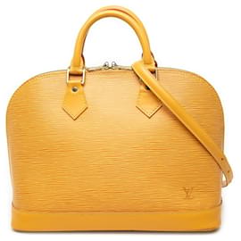 Louis Vuitton Yellow Epi Alma PM