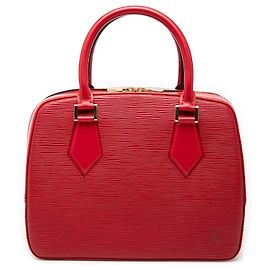 Louis Vuitton Red Epi Sablons