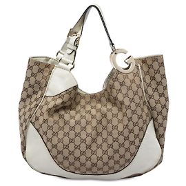 Gucci Charlotte Tote aus beigem GG Canvas