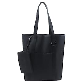 Céline Celine Trekking Vertical Cabas Tote aus schwarzem Nylon