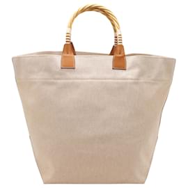 Hermès Beige Limited Edition Toile Sac Steeple 42