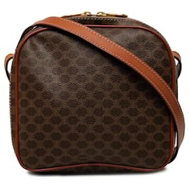 Céline Borsa a tracolla Celine Brown Macadam Coated Canvas