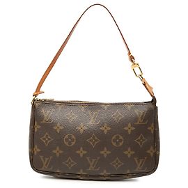 Louis Vuitton Brown Monogram Pochette Accessoires