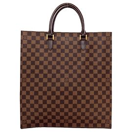 Louis Vuitton Damier Canvas Sac Plat Tote Bag