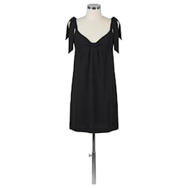 Twin Set Schwarzes Minikleid mit Schleife
