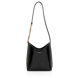 Saint Laurent Borsa Mini Hobo Rendez-Vous in pelle verniciata