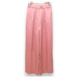 Autre Marque Pantaloni larghi in raso di acetato yori
