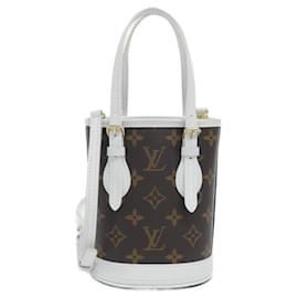 Borsa secchiello Louis Vuitton LV Match Monogram in tela rivestita
