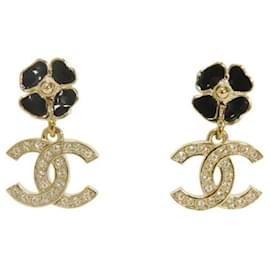 Orecchini Chanel Camellia Crystal Drop