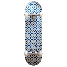 Louis Vuitton Monogram Limited Edition Skateboard - Blue & White