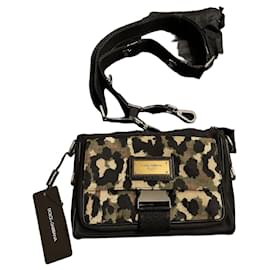 Borsa a tracolla Dolce & Gabbana Jacquard Leopardato Camouflage