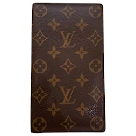 Louis Vuitton Vintage Checkbook Monogram Canvas Vertical