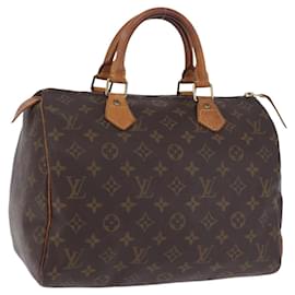 Borsa a mano LOUIS VUITTON Monogram Speedy 30 M41526 LV Auth ka5804A