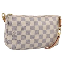 LOUIS VUITTON Damier Azur Pochette Accessoires Pouch N51986 LV Auth 197195V