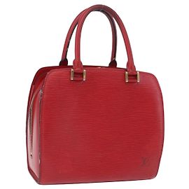 Borsa a mano LOUIS VUITTON Epi Pont Neuf Rossa M52057 LV Auth ep15754