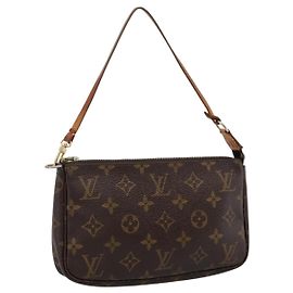 LOUIS VUITTON Monogram Pochette Accessoires Pouch M51980 LV Auth 197579