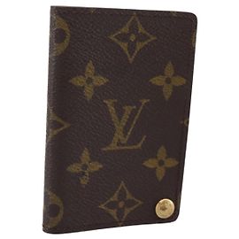 LOUIS VUITTON Monogram Porto Cartes Crdit Pression Card Case M60937 Auth BA15241