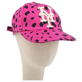 GUCCI x New Era Cappellino da baseball New York Mets in cotone rosa 729581 Auth BA15044A