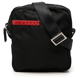 Borsa a tracolla Prada Sports Line in Tessuto nera
