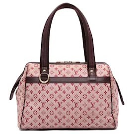 Borsa Louis Vuitton Monogram Mini Lin Josephine PM rossa